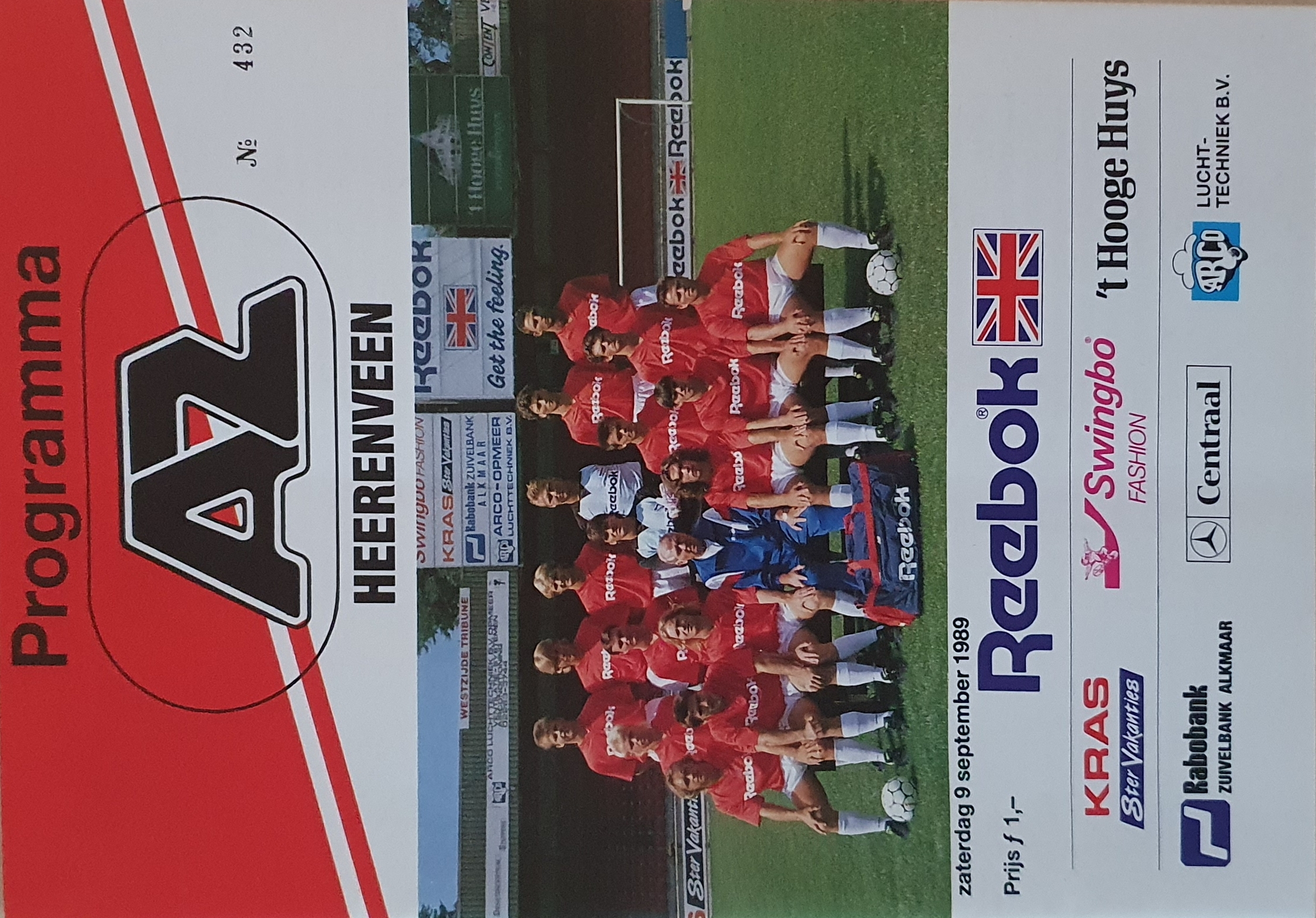 AZ Programma 9-sep-1989 Heerenveen